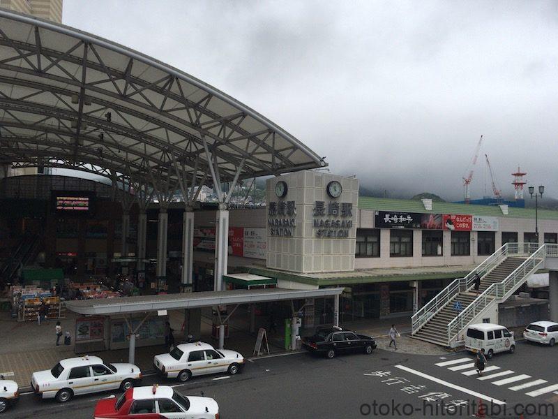 長崎駅前の歩道橋