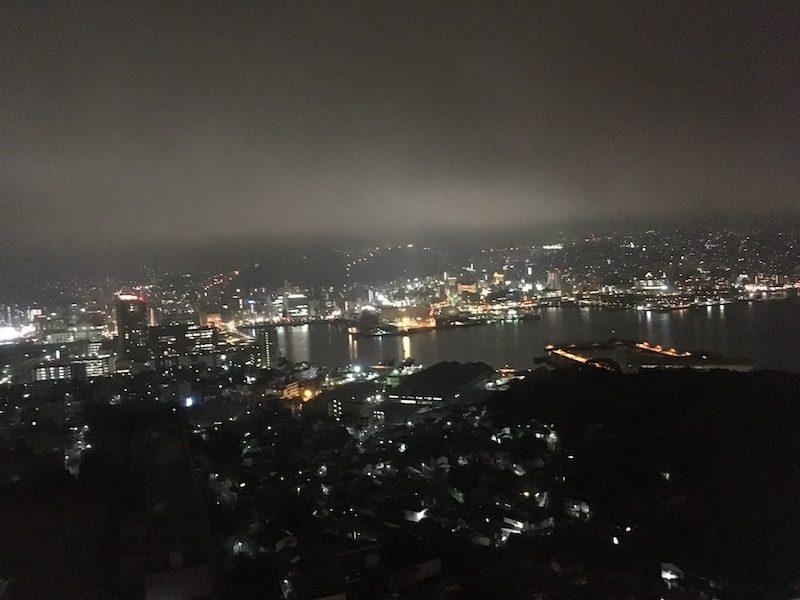 長崎 大江戸温泉物語 清風 客室からの夜景