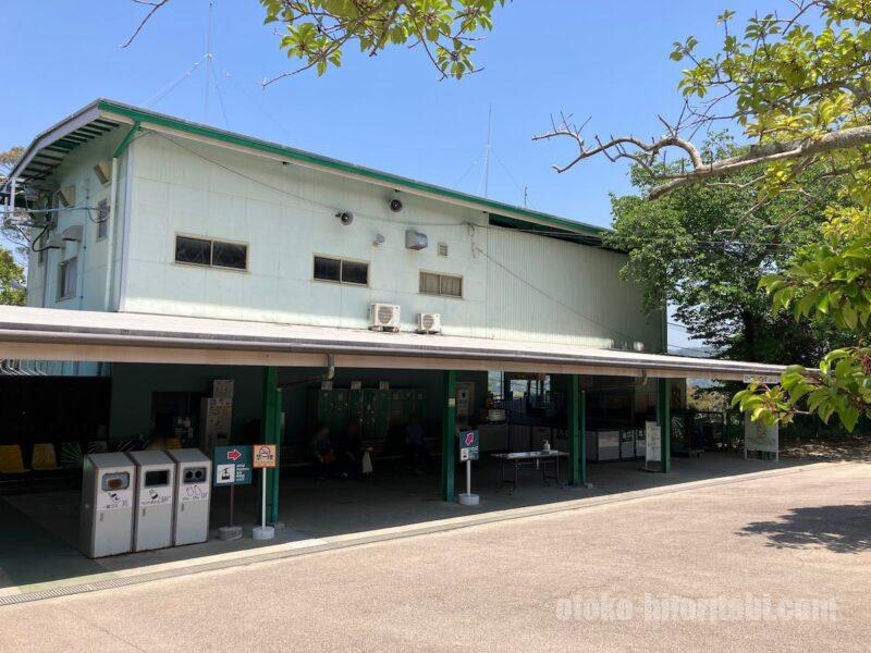 松山城ロープウェイ・リフト 山頂駅「長者ヶ平」