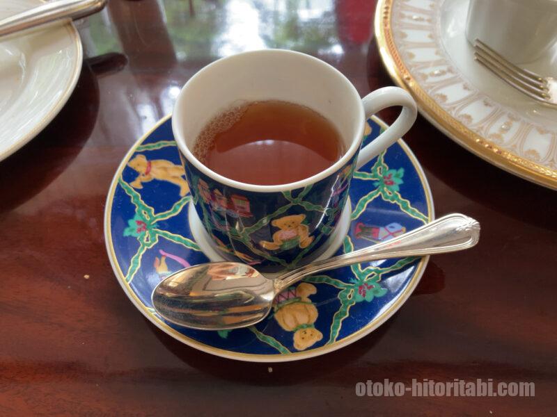 オールドイングランド 道後山の手ホテル 朝食 食後の紅茶